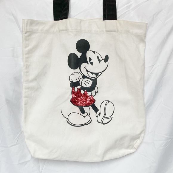 Mickey Mouse Sequin Tote Bag - Picture 1 of 9